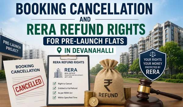 Booking Cancellation and RERA Refund Devanahalli 2026 Pre-Launch Booking Cancellation and RERA Refund Rights in Devanahalli 2026